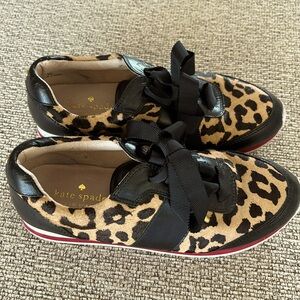 Kate Spade calf-hide leopard print shoes 6 M